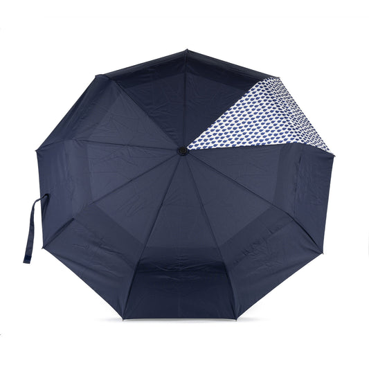 Denim Raincoat/Midnight Umbrella Recycled Nylon